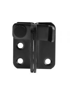 Stainless Steel Slide Latch Lock Bolt Heavy Duty Garden Gate Shed Door Black - Open Door From the Right