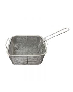 Stainless Steel Squre Frying Net Basket Strainer French Fries Basket 24 x 24cm
