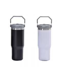 Steel Vacuum Thermos Water Drinking Flask Mug with Handle 900 ML - Random Colours