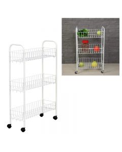3 Tier Home Storage Cart For Fruit And Vegetable 62cm x 32cm