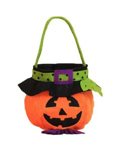 Pumpkin Candy Bags with Smile Tote Bags Sweet or Treat Bags