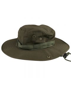 Boonie Sun Hat Bucket Cargo Safari Bush Summer Fishing Hat for Men and Women - Army Green