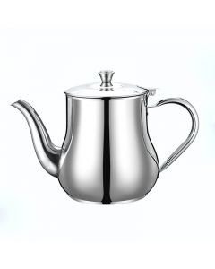 Traditional Style Stainless Steel Tea Pot 18oz for Kitchen Home