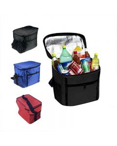 Hot Food Thermal Insulated Delivery Bags Aluminum Foil Cold Insulation Single-shoulder Thermal Bag - Black