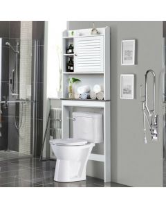 Over-The-Toilet Storage Cabinet with Adjustable Shelves