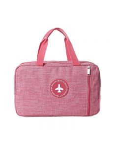 Wet and Dry Toiletry Bag Beauty Box Wash Bag Cosmetic Bag for Travel - Pink