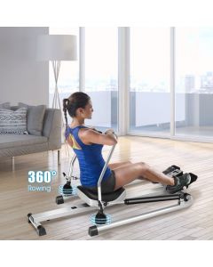 Total Motion Rowing Machine Rower with LCD Monitor