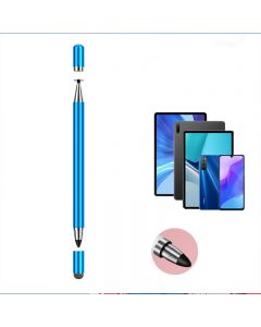 3 in 1 Multifunction Fine Point Round Thin Tip Touch Screen Pen - Blue