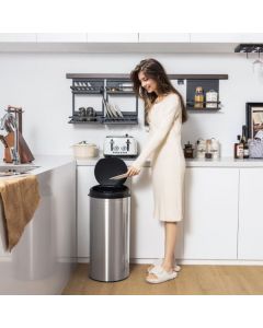 Touchless Trash Can with Motion Sensor Control and Manual Control