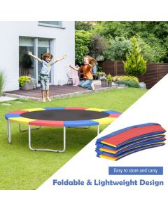 14 FeeT Trampoline Replacement Safety Pad Colourful