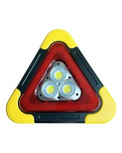 Car Emergency Triangle Warning Light Multi-Function Working COB Light with Handle