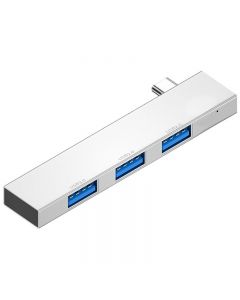 USB C to USB Hub 3 Ports USB 3.0 USB 2.0 Port - Silver