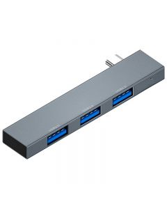 USB C to USB Hub 3 Ports USB 3.0 USB 2.0 Port - Grey