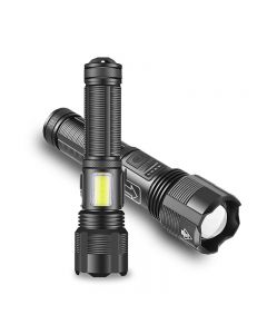 Super Bright 1000LM Torch LED Flashlight USB Rechargeable Tactical Lamp Upgrade with COB