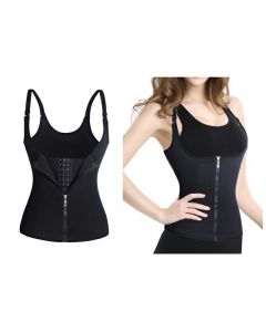 Women Waist Trainer Sweat Sauna Vest Body Shaper Tummy Cincher Slim Corsets Belt - 4XL