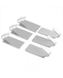 6 pcs Self Adhesive Hooks Wall Door Steel Strong Sticky Sucker Holder Removable