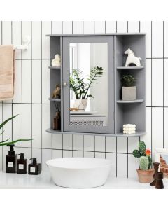 3-Tier Mirrored Wall Mounted Bathroom Cabinet