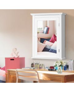 Wall Mounted Storage Cabinet with Mirror for Bathroom and Medicine