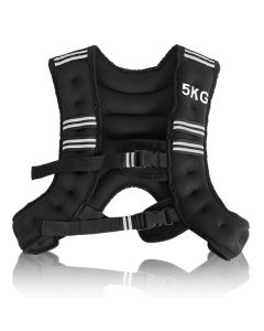 Weighted Vest 5 kg with Reflective Stripe and Adjustable Strap