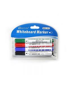 4 pcs Whiteboard Markers Assorted Colours