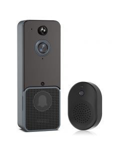 2.4G Wireless WiFi Video Doorbell Smart Video Doorbell Camera with Chime Battery Not Included