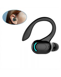 Wireless Bluetooth 5.0 Sports Earphones Headphones Ear Hook Run Earbuds with Mic - Black