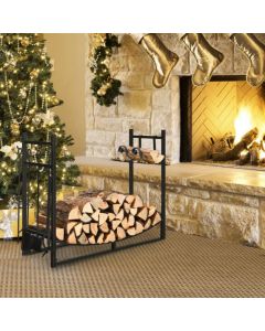 Wood Stacker Stand with Kindling Holders