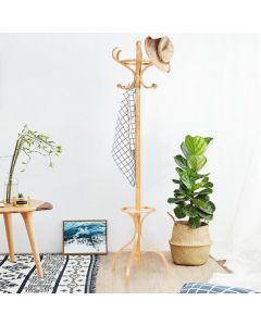 Wooden Coat and Hat Stand
