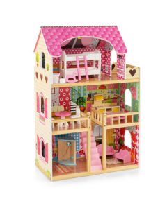 Wooden DIY Pretend Dream House for Children Over 3 Years Old