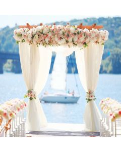 Wooden Garden Arch for Party Ceremony Wedding Backyard Lawn