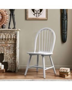 2 Piece Wooden Kitchen Dining chairs with High Spindle Back
