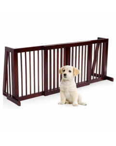 Freestanding Extending Wooden Pet Gate / Children Stair Gate