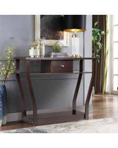 Wooden Slim Console Table with Anti-Tipping Device