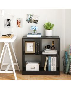 4-cube Wooden Storage Cabinet with Anti-Toppling Device