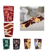 45cm x 70cm Anti-Slip Bathroom Shower Bath Mat Toilet Rug - Random Colour