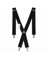 35mm Adjustable Elastic Plain Unisex Mens Braces Suspenders Heavy Duty Trouser