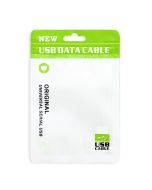 Original Universal USB Data Cable Sealing PE Packing Package Bag for Samsung iPhone - Green