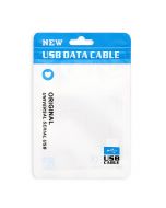 Original Universal USB Data Cable Sealing PE Packing Package Bag for Samsung iPhone - Blue