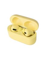 Macaron Air Pro Wireless Headphones Bluetooth 5.0 Touch Control In-ear Earphones - Yellow