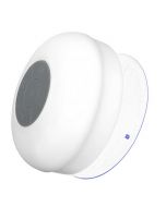 Waterproof Mini Portable Hands-free Bluetooth Speaker with Sucker - White