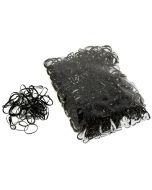 1000Pcs/Bag Disposable Elastics Hair Bands Girls TPU Rubber Ponytail Holder Band - Color 1