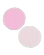 Natural Reusable Soft Gentle Makeup Remover Pads Foundation Cleaning Cotton Pad for Sensitive Skin - Pink