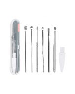 7 Piece Ear Wax Removal Kit Ear Canal Safe Cleaning Tools Stainless Steel Set
