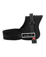 Dog Adjustable Control Soft Vest Harness Walk Collar Chest Strap Vest - Black S