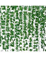 Parthenocissus Leaves Artificial Hanging Plants Faux Greenery Vines Fake Garland