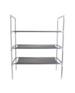 3/4/5 Tier Shelf Shoe Rack Nonwoven Shoes Storage Organiser for 15/25/50 Pairs of Shoes - 3 Tier