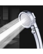 3 Kinds Spray Pattern Modern High Turbo Pressure Water Saving Ionic Filters Chrome Shower Head