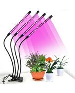 4 Head LED Grow Light Plant UV LED Growing Lamp Full Spectrum 10 Dimmable Level