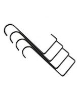 4 pcs Fence Hook Bracket for Bird Feeders Plant Pot Indoor Outdoor Basket Hanging
