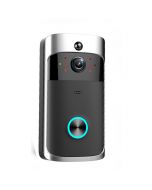 Smart Wireless Wifi Video Doorbell Free Hole Anti-theft Monitoring Doorbell - Black